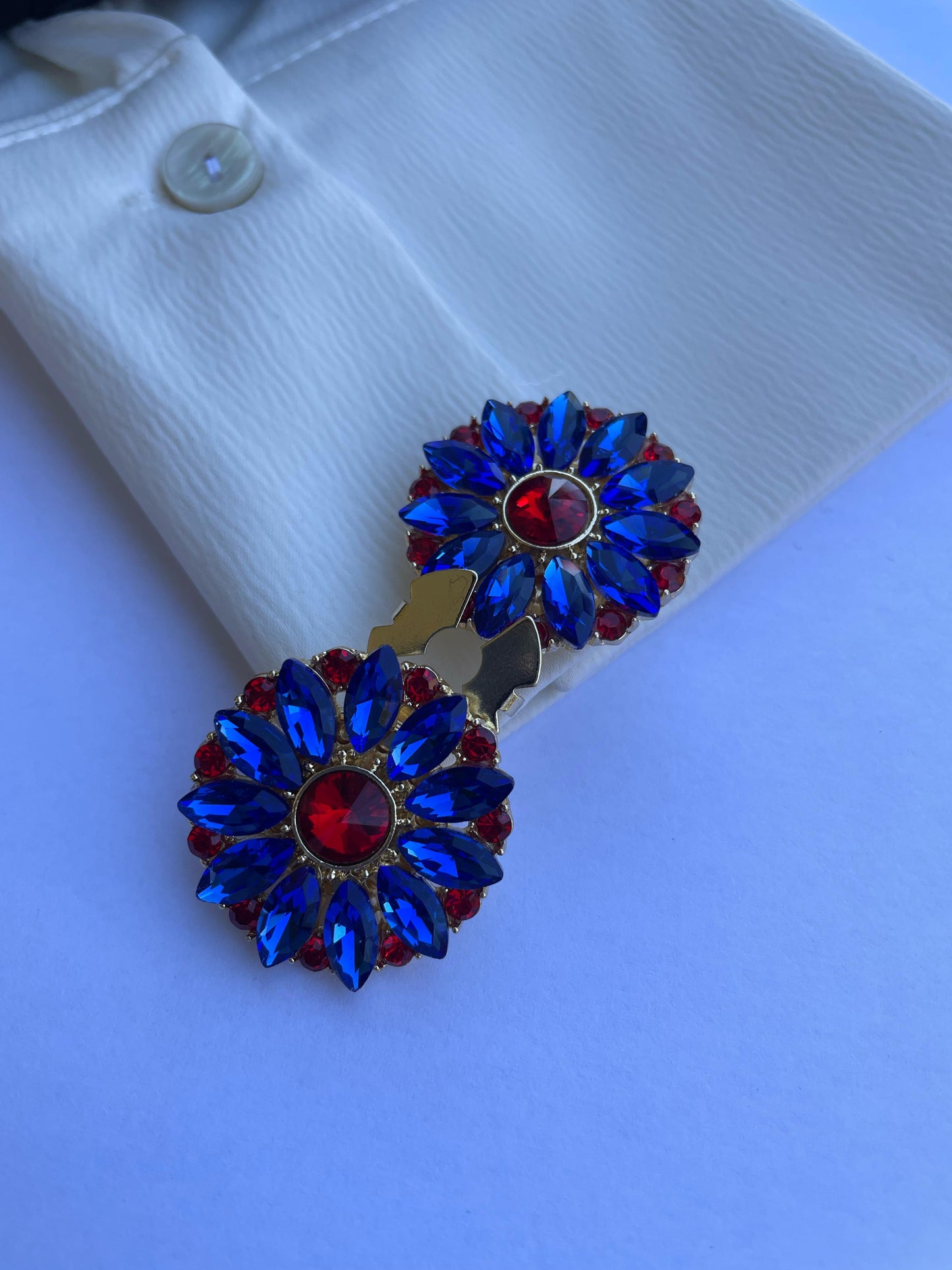 A Touch of Royal blue and red