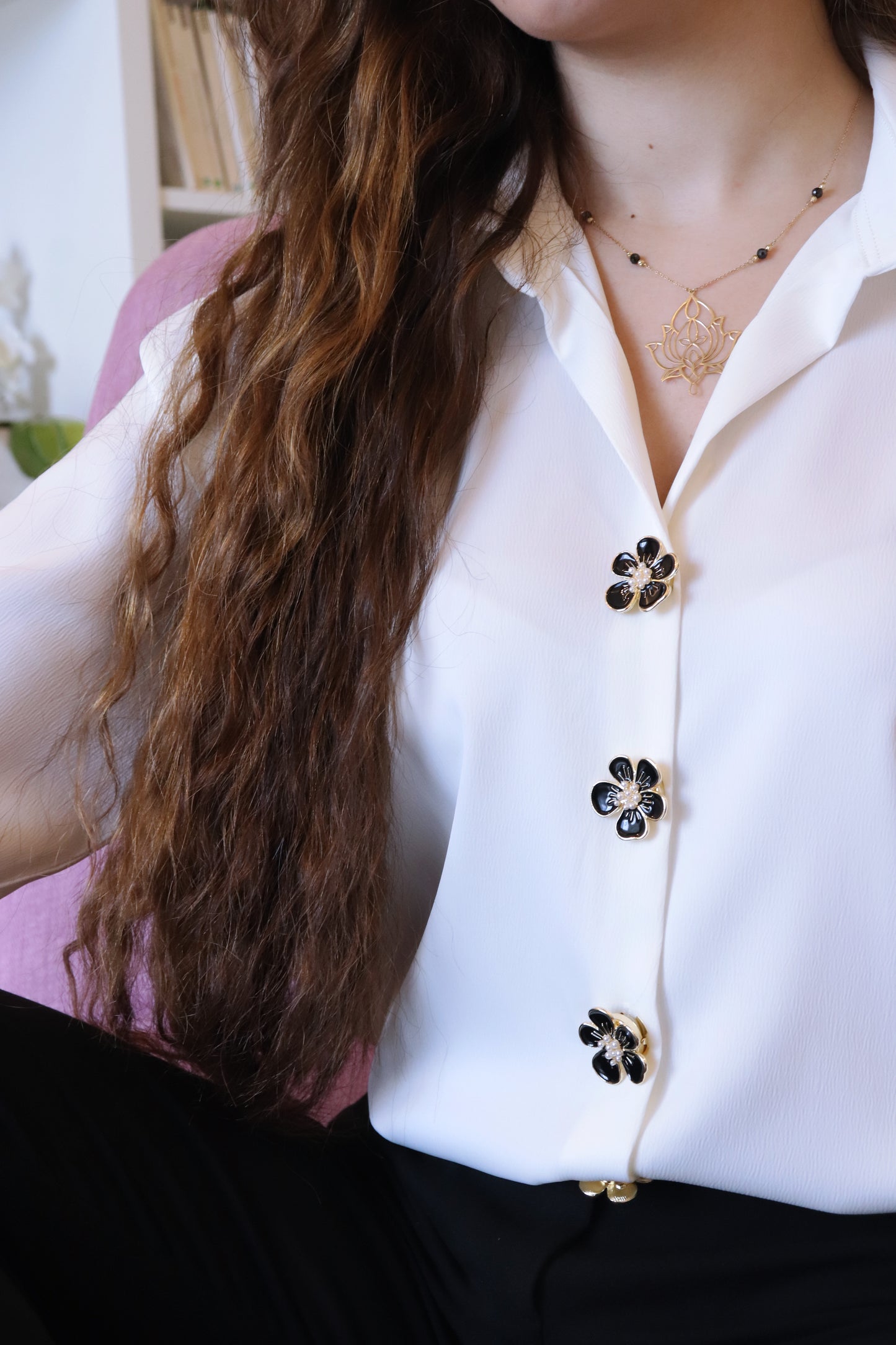 Black floral