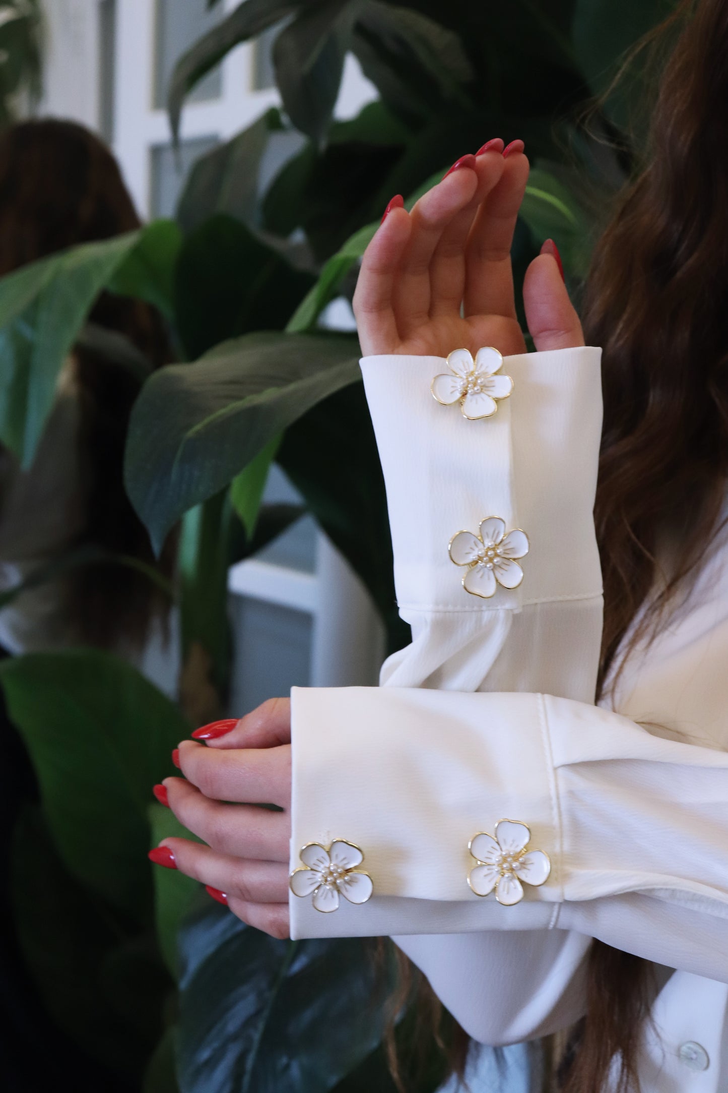 White floral