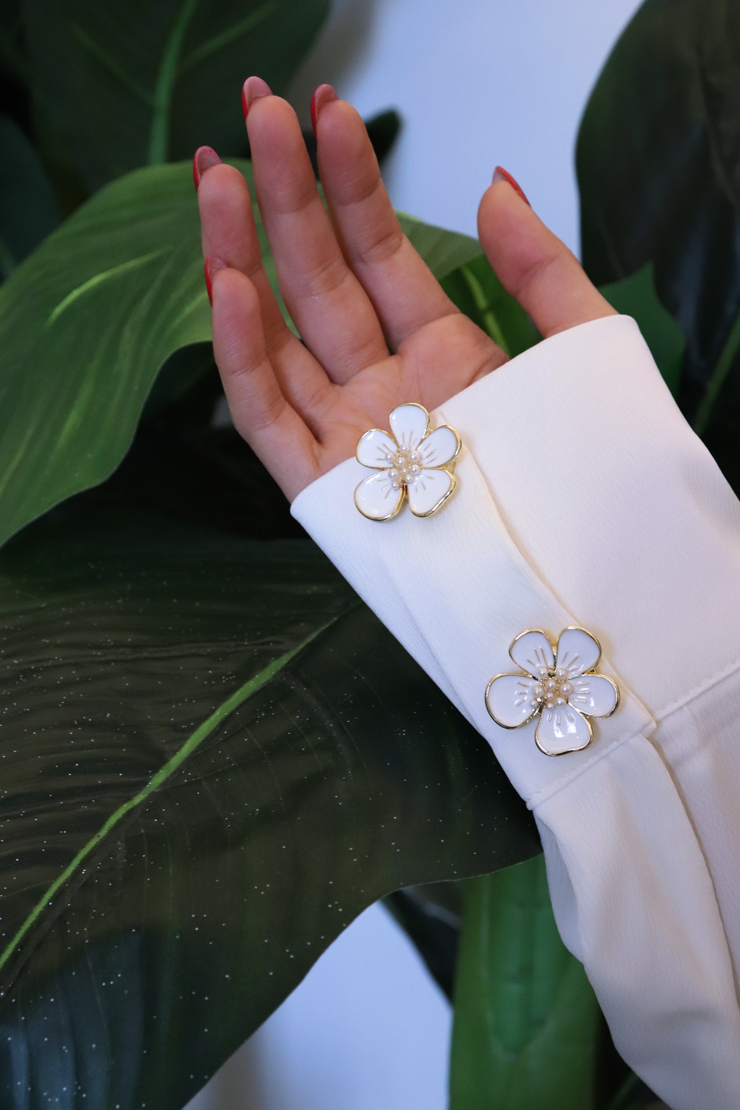 White floral