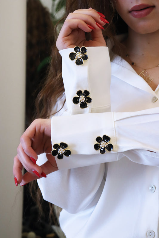 Black floral