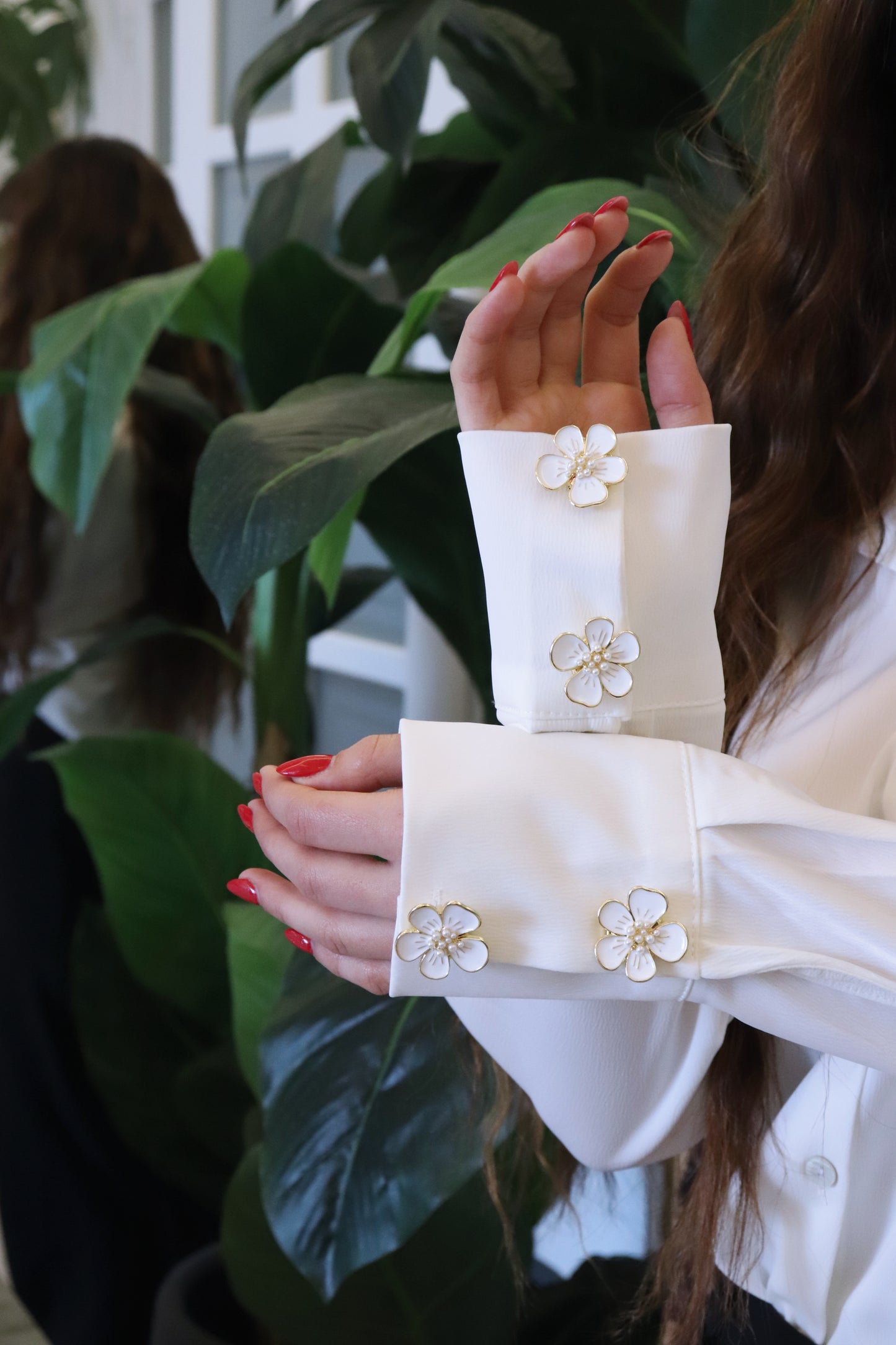 White floral